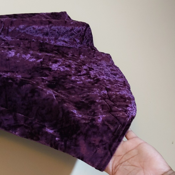 Rue+| Purple Velvet Tank Top - Picture 3 of 5